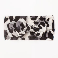 Leopard Print Bow Hair Band Headwear for Baby Girls