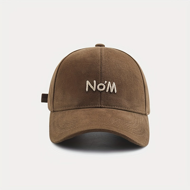 Embroidery Baseball Cap Light Coffee Casual Sun Hat Unisex Dad Hats