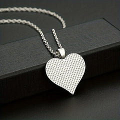 Heart Pendant Necklace Holiday Party Gift For Granddaughter