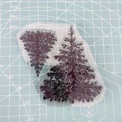 Transparent Tree Background Silicone Stamp for DIY Scrapbooking