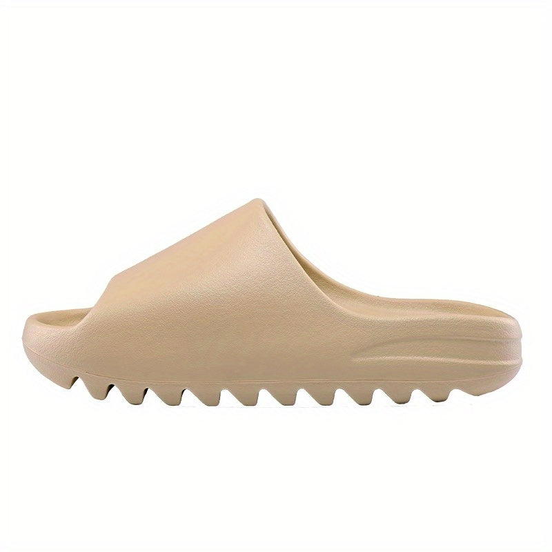 Men's Platform Slides Open Toe Slippers Beach Shoes