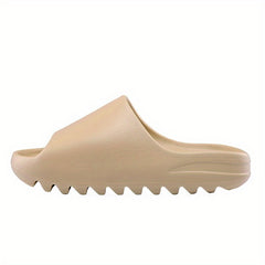 Men's Platform Slides Open Toe Slippers Beach Shoes
