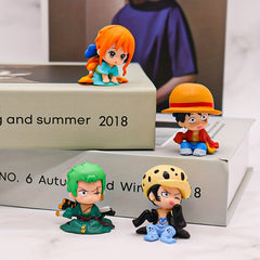 4pcs Cartoon Anime Q version Birthday Graduation Decorations