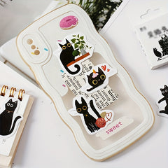 46pcs Mr Cat Sticker Box DIY Crafts Scrapbooking Bullet Journal