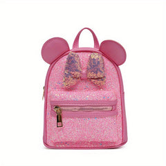 Children's Sequin Bow Ears Backpack