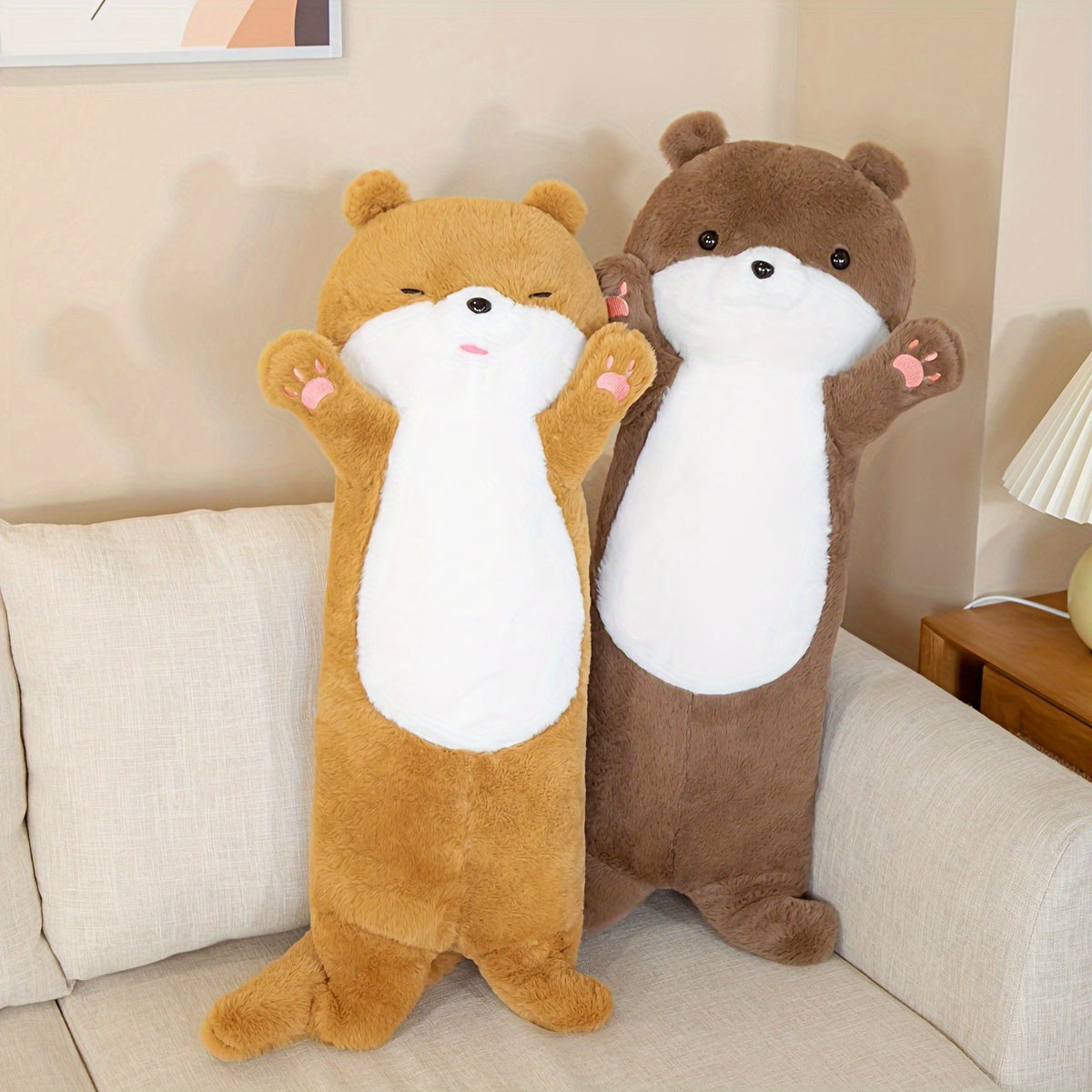 Cute Otter Shaped Plush Pillow - Perfect Birthday Gift