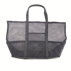 Outdoor Swimming Beach Bag Fitness Mesh Storage Tote Bag