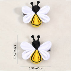 Bee Shaped Hair Clips for Baby Girls - Bee Hair Accessories