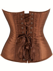 Sexy Tied Waspie Corset Belt Women's Plus Size Shapewear Boned