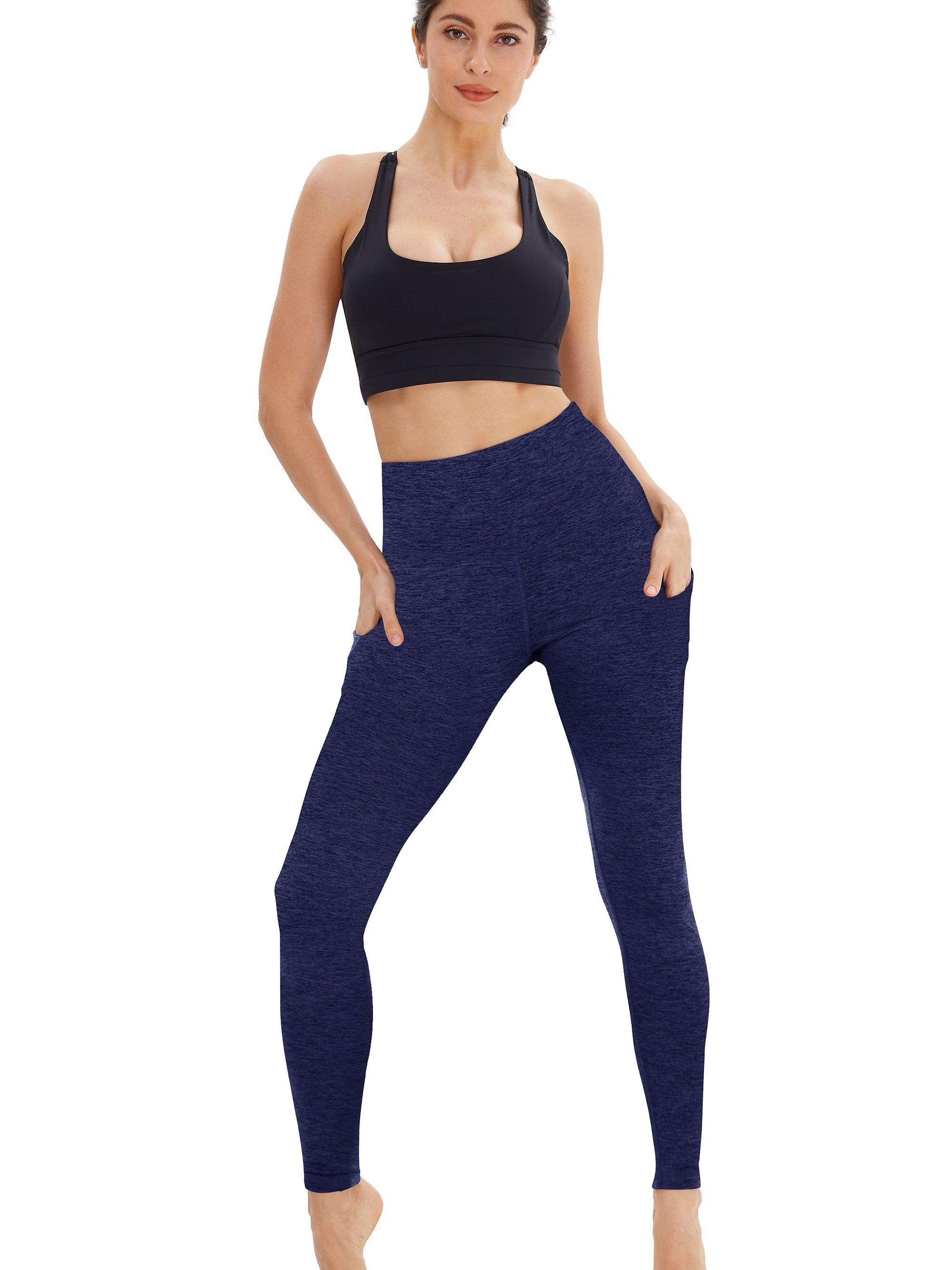 High Waist Yoga Pants w/ Pockets Stretch Leggings Women's Activewear