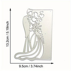 Wedding Couple Invitation Scrapbooking Metal Cutting Dies DIY Paper Card Making