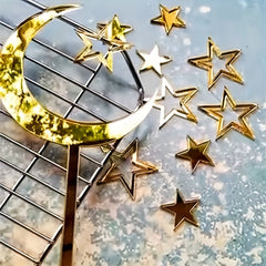 11pcs Star Moon Acrylic Cake Insert Card Baby's First Birthday Cake Decoration