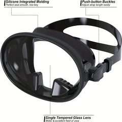 Snorkel Mask 180 Panoramic View Anti Leak Swimming Goggles