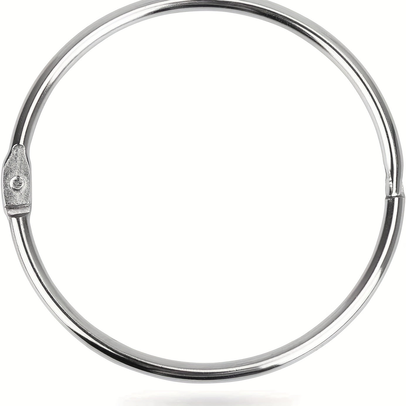 5 Packs 7.62 cm Loose Leaf Binder Rings Nickel Plated Steel