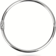 5 Packs 7.62 cm Loose Leaf Binder Rings Nickel Plated Steel