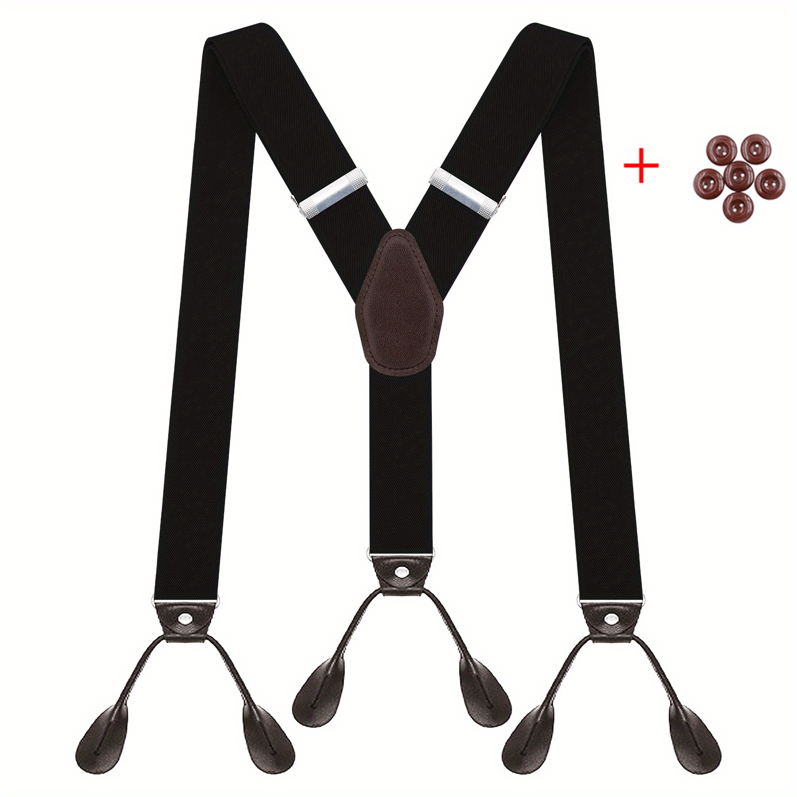 Vintage Suspenders For Men Wedding Party Tuxedo Y Back Wide Braces Dad Hus