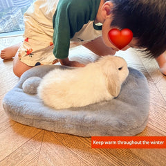 Pet Pad Rabbit Tail Pad Warm Comfortable Nest Pad Guinea Pig Supplies