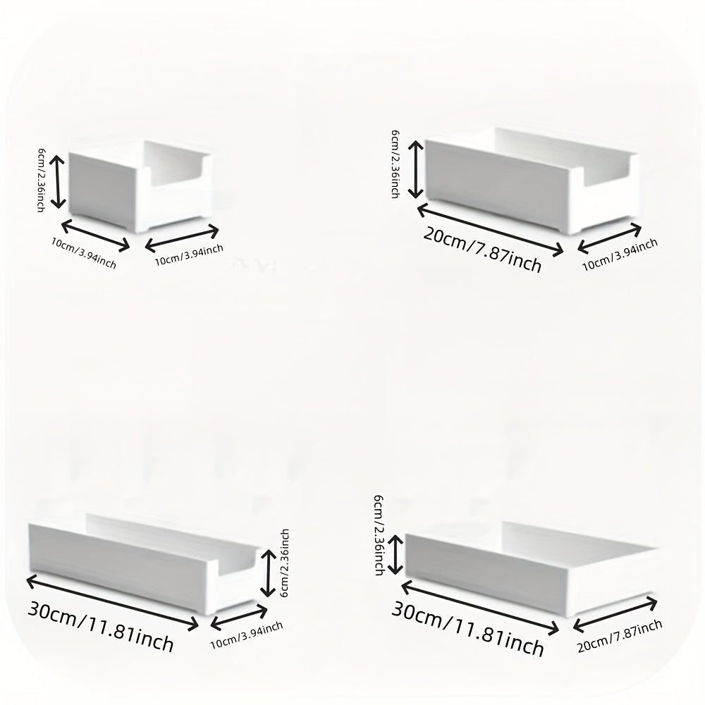 Versatile Stackable Storage Box for Cosmetics and Kitchen Supplies