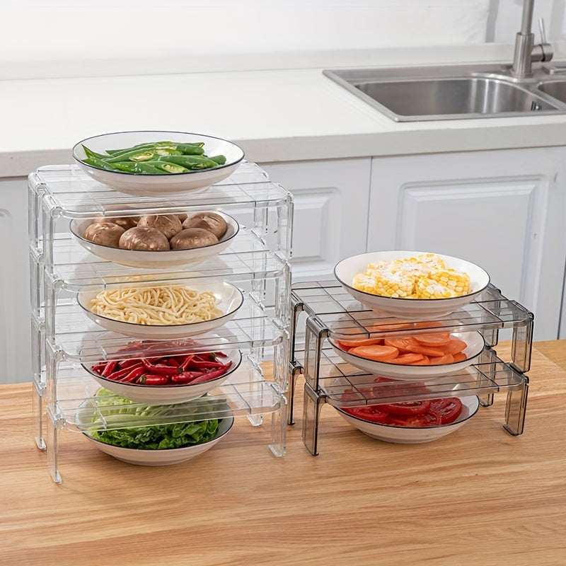 Refrigerator Organizer Shelf Fridge Storage Rack Clear Multilayer Container