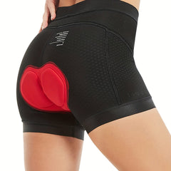 Stretchy Cycling Sports Shorts Padded Yoga Bike Shorts Women's Activewear
