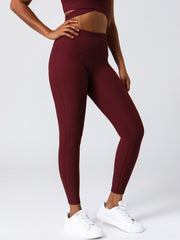 Women's High Waist Wide Waistband Butt Lifting Leggings