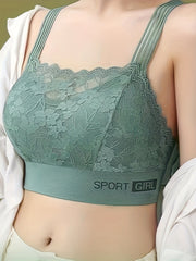 Lace Wireless Bra Breathable Trim Lingerie