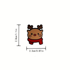 Christmas Santa Claus Corsage Pin Backpack Accessories