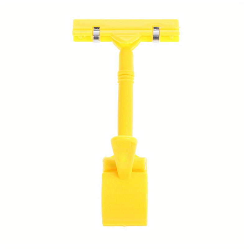 Supermarket Sign Holder Display Clip Card Tag Stand Label Rack