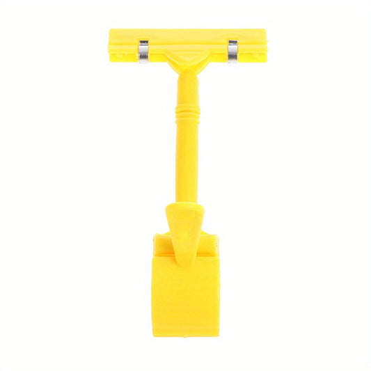 Supermarket Sign Holder Display Clip Card Tag Stand Label Rack