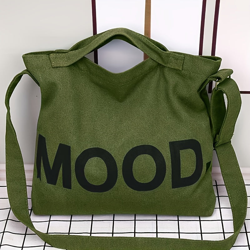 Large Capacity Women's Canvas Tote Bag for Outdoors