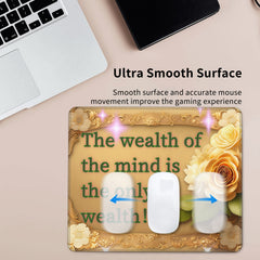 Inspirational Font Pattern Mouse Pad 20x24cm