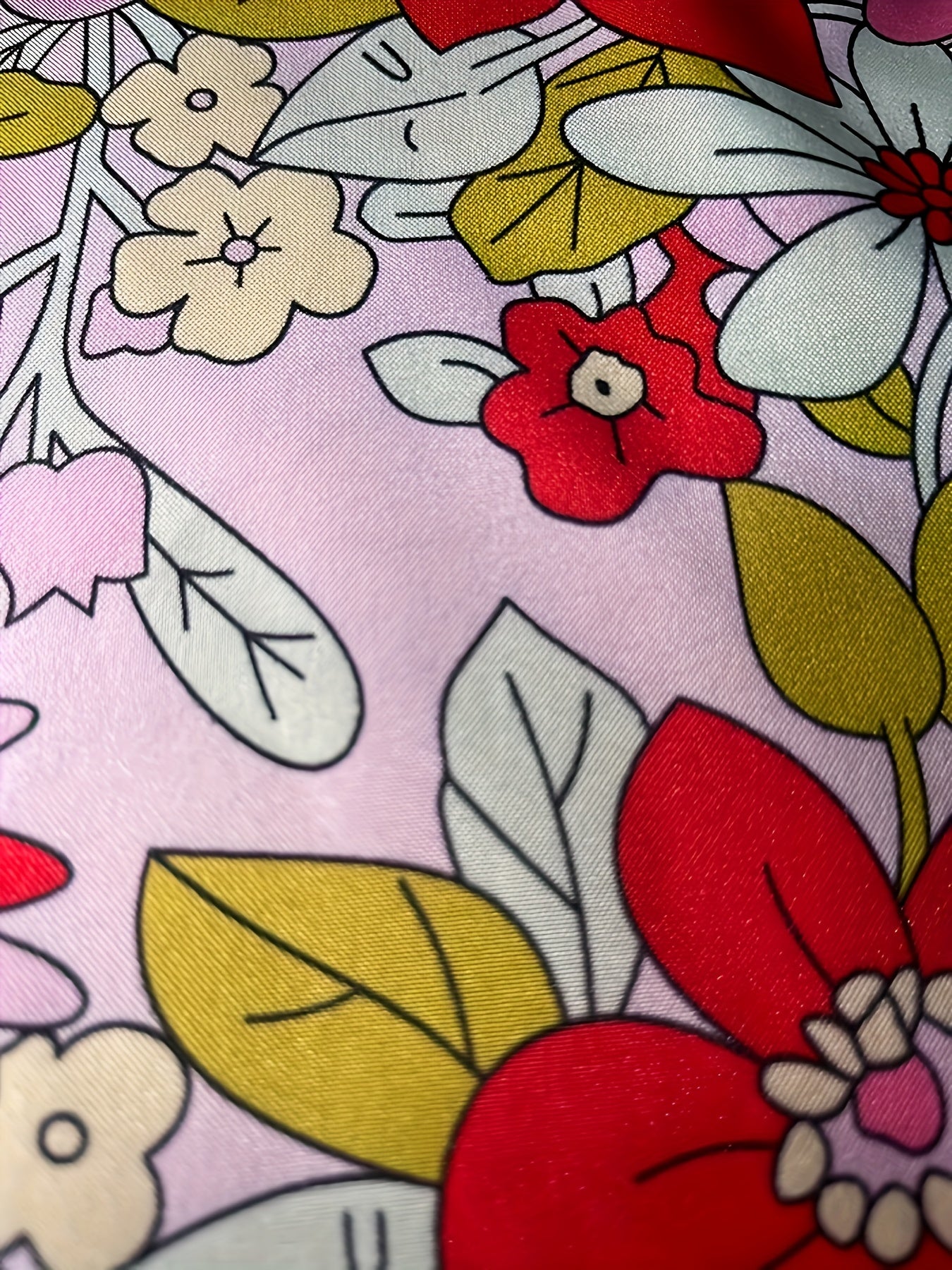Floral Print Smock Maxi Skirt