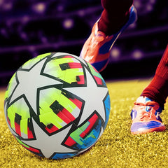 1pc No 5 PU Leather Machine Stitched Soccer Ball Outdoor Competition