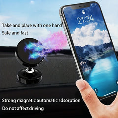 Car Phone Holder Strong Magnet 360 Rotation Dashboard Mount