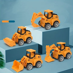 Excavator Roller Toy Inertial Car Bulldozer Farmer Grass Shovel Model Car