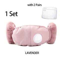 Cotton Winter Masks With Valve, Warm Mask With Goggles, PM2.5 Filter