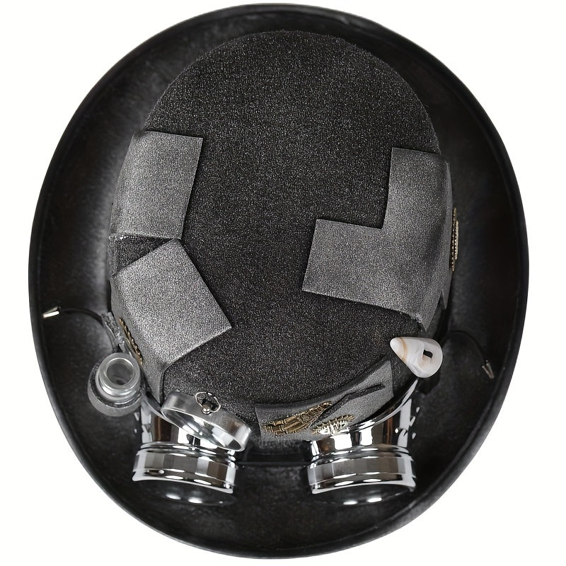 Steampunk Bottle Hat with Compass Goggle