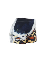 Letter Print Slim Workout Shorts Women's Clothing