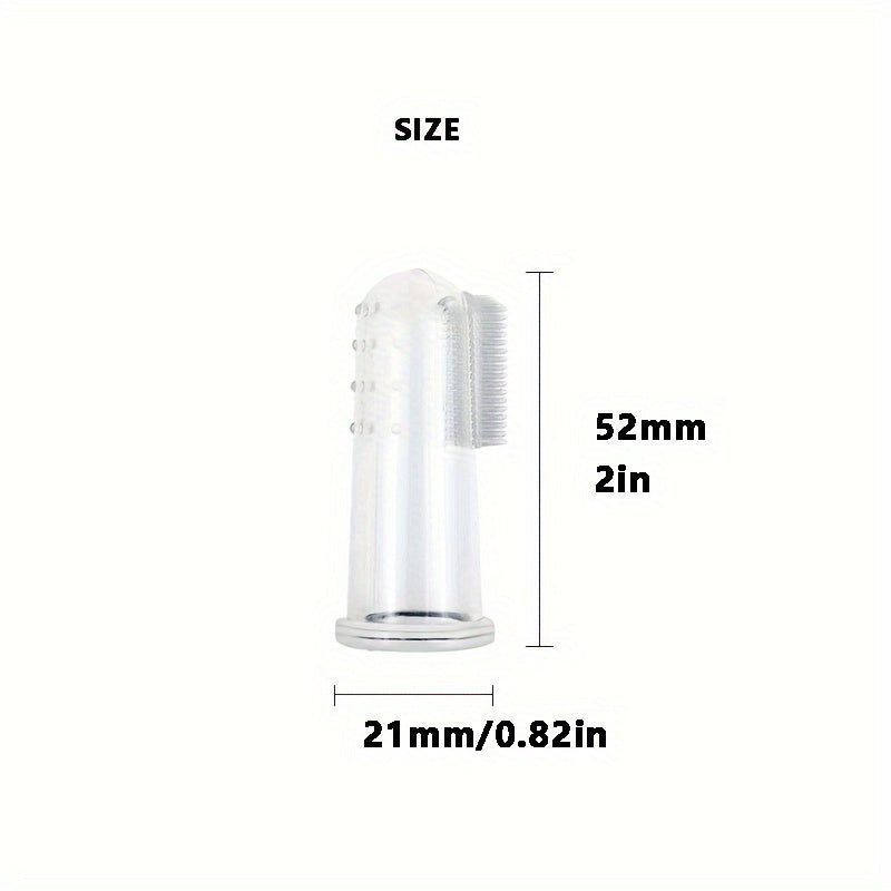 Pet Finger Toothbrush for Cats Soft Bristles Dental Hygiene