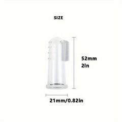 Pet Finger Toothbrush for Cats Soft Bristles Dental Hygiene