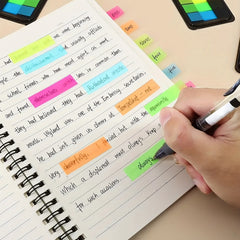 200 Colorful Transparent PET Sticky Notes