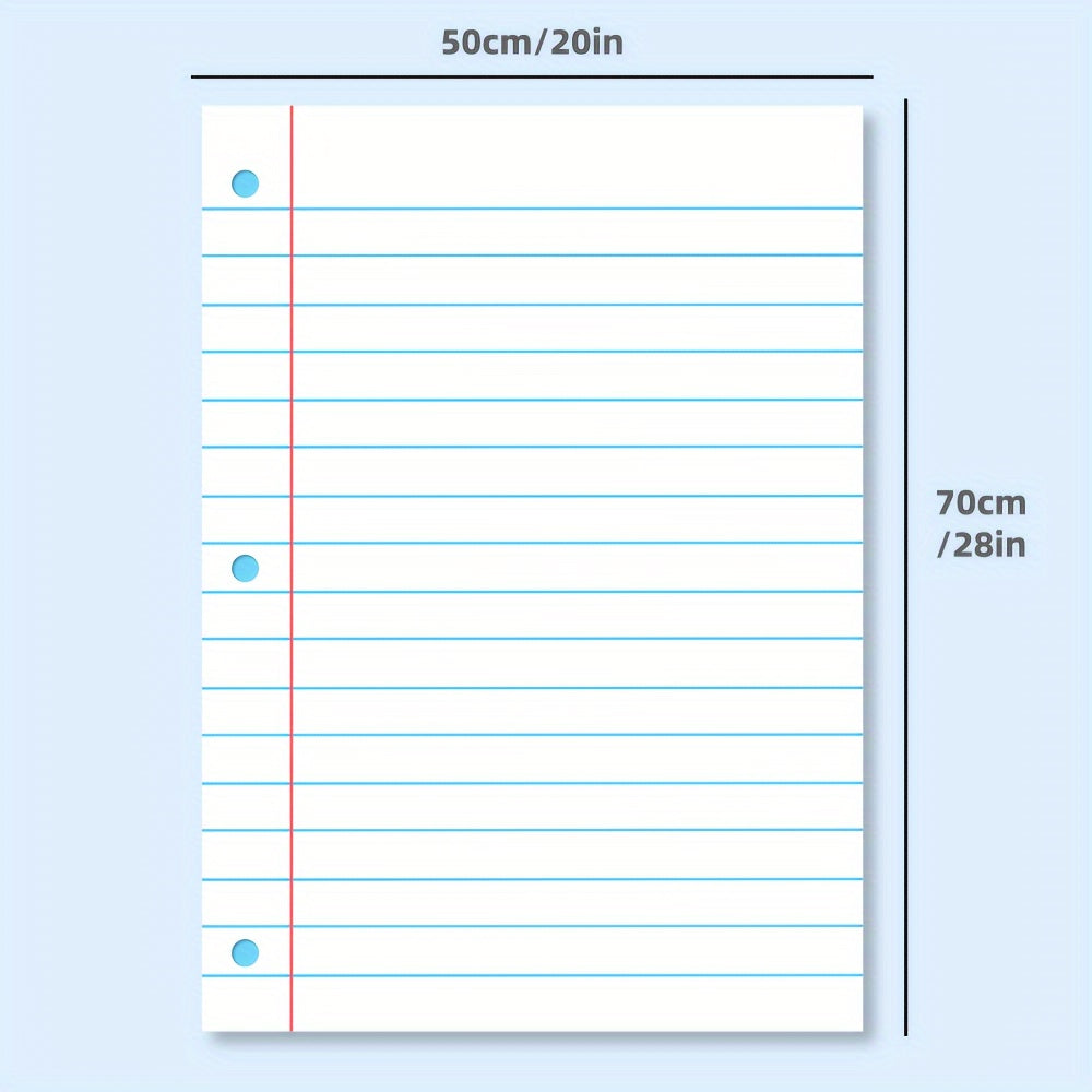 2pcs 20x28Inch Laminated Quadrille Grid Posters Sets