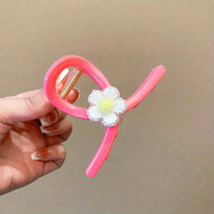 Plastic Strawberry Flowers Hair Clip Summer Hair Accessories Girls