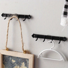 1:12 Dollhouse Wall Hooks Golden Silver DIY Scene Decor Miniature Fu