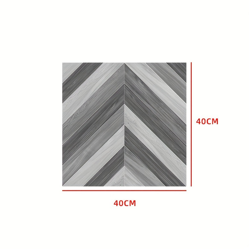 Wood Grain Tile Stickers Waterproof Self Adhesive Thicken