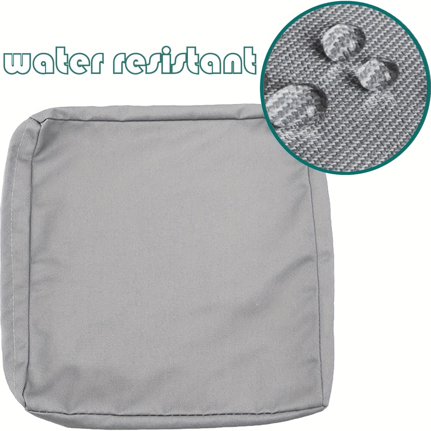 Waterproof Patio Cushion Cover Set for Sectional Chair Sofa