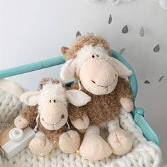 Huggable Sheep Stuffed Animal for Boys and Girls - Adorable Lamb Plush Toy