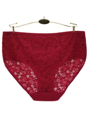 6pcs Lace Briefs Comfy & Stretchy Intimates Panties