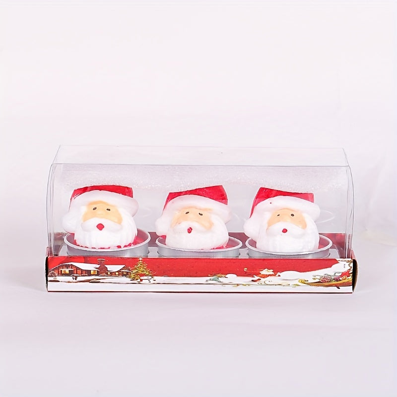 Christmas Candles Paraffin Painted Confession Props