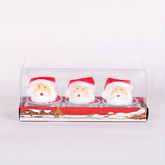 Christmas Candles Paraffin Painted Confession Props